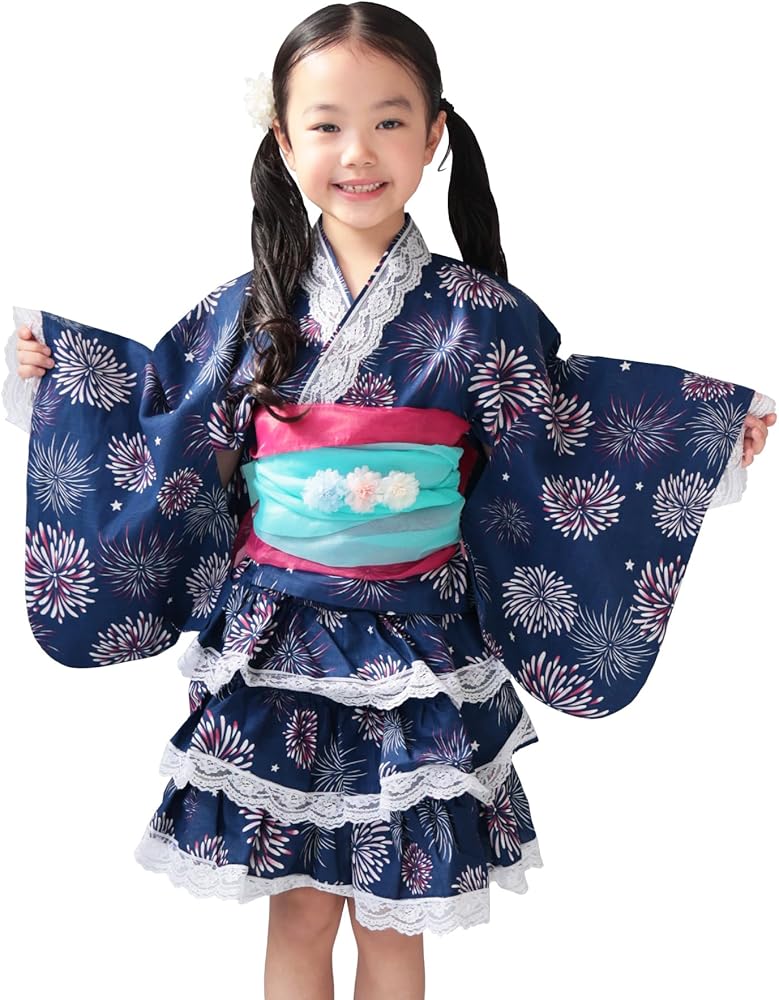 Amazon | [ニシキ] 24906 ドレス浴衣 4点セット セパレート 上衣+