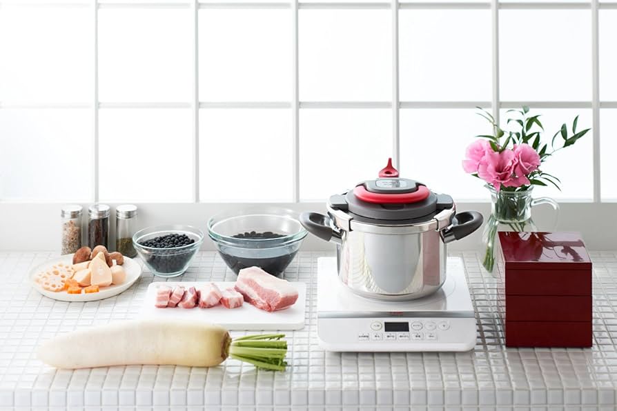 Amazon｜ティファール 圧力鍋 6L ワンタッチ開閉 IH対応 10年保障