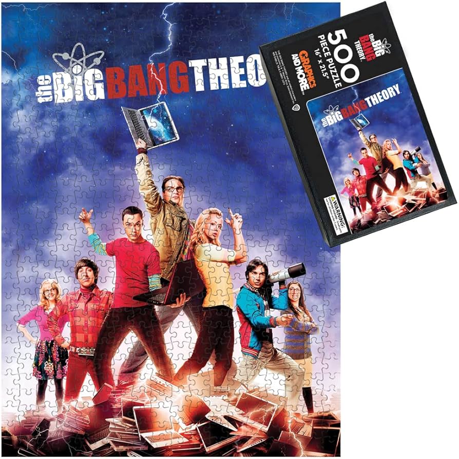 The Big Bang Theory Poster 500 Piece Jigsaw Puzzle for Adults, 16