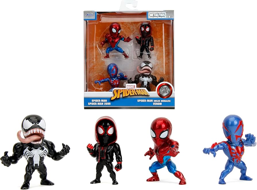 Amazon.co.jp: Jada Toys Marvel スパイダーマン 2.5インチ 4個パック