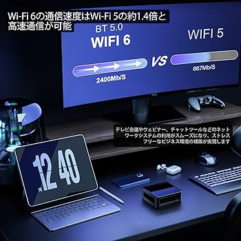 Amazon.co.jp: ミニPC AMD Ryzen5 5625U 6コア12スレッド 最大4.30GHz