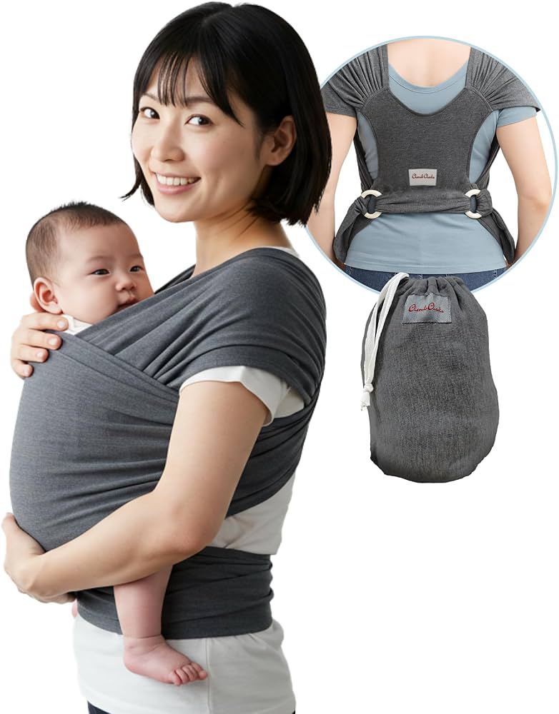 Amazon.co.jp: ベビーキャリアラップ – 新生児から幼児まで（〜22.6kg