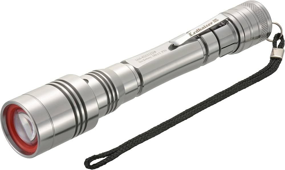 Amazon.co.jp: オーム電機 懐中電灯 防水 LEDズームライト レッド