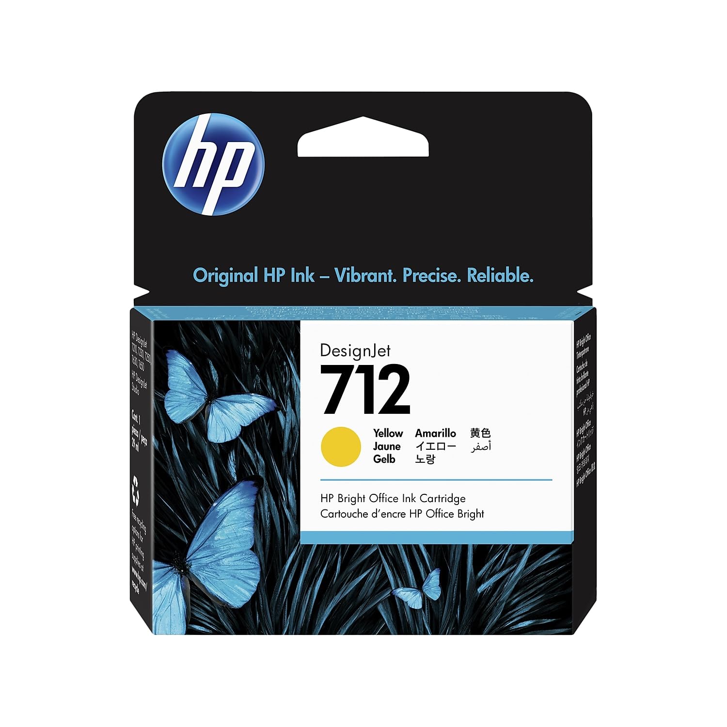 Amazon.co.jp: HP 712 イエロー 29ml 純正インクカートリッジ (3ED69A
