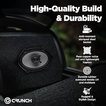 Amazon.com: Crunch CS-5768CX 2 Pack 250 Watts Full Range 2-Way 4