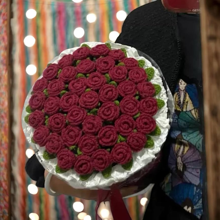 Amazon｜WJnflQN バラの花束ブランケットクラフト材料キット バラの