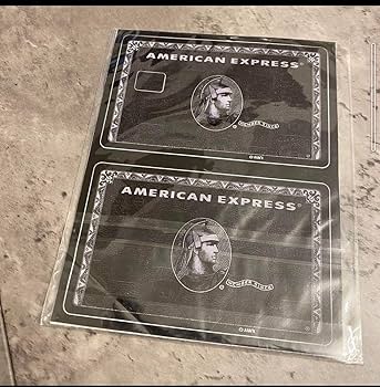 Amazon.co.jp: Amex Centurion Security Sticker Set of 4 AMEX Black