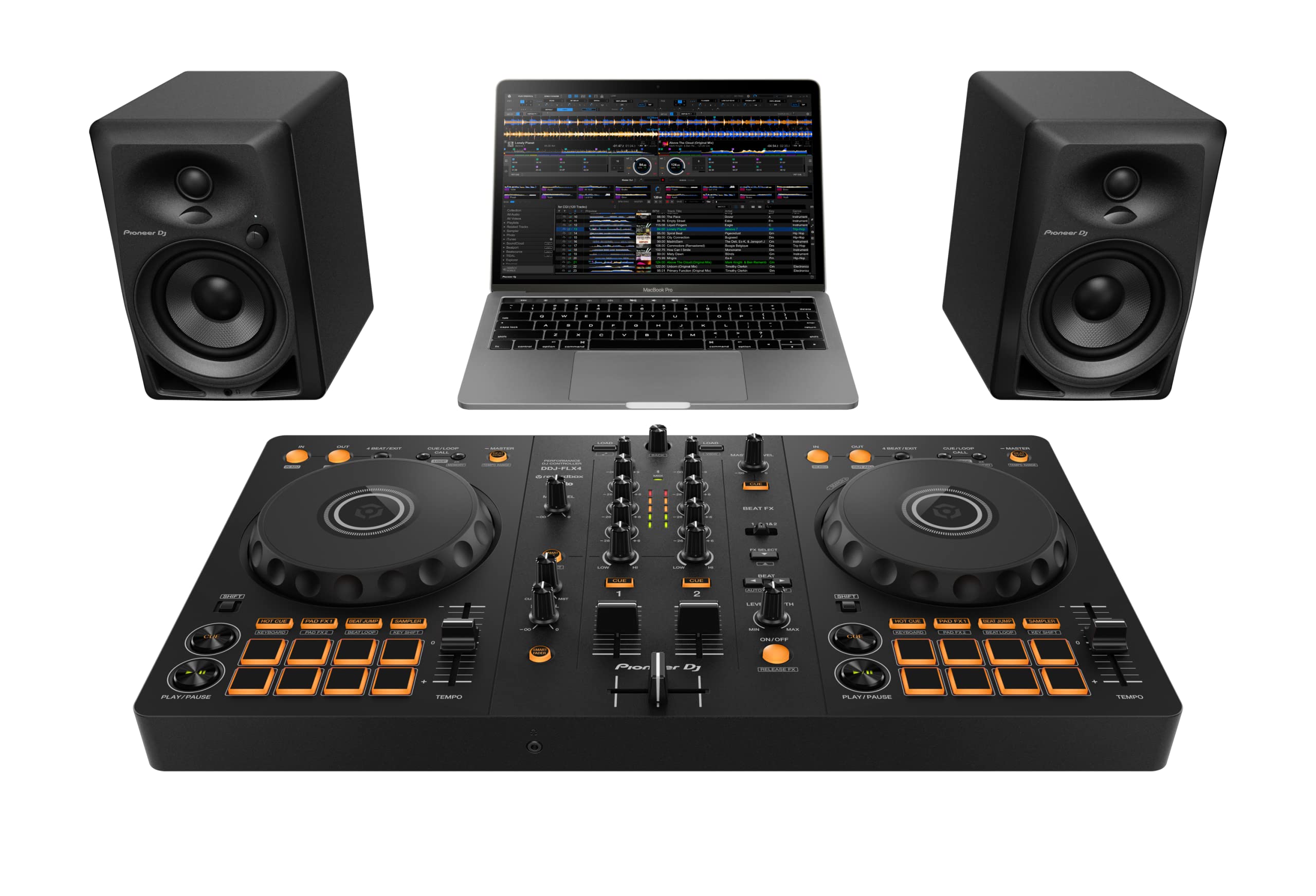Amazon.com: Pioneer DJ DDJ-FLX4 2-deck Rekordbox and Serato DJ