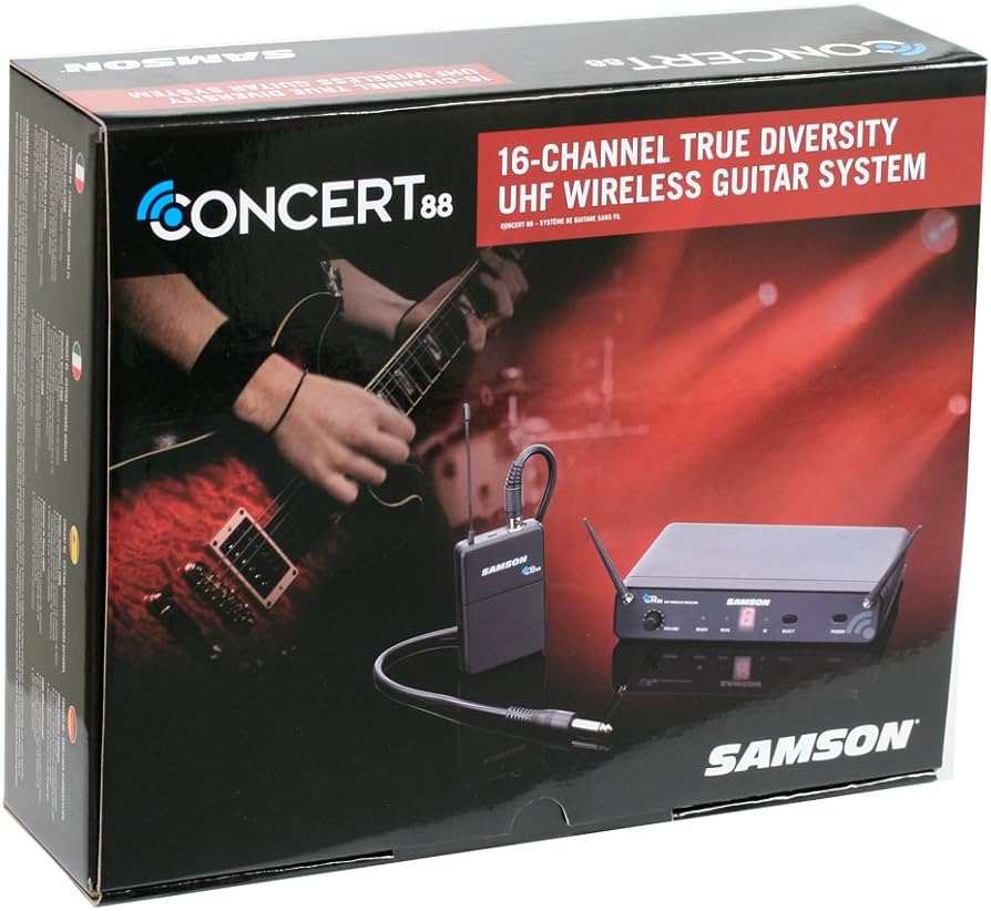Amazon | SAMSON Concert 88 Guitar ギター/ベース用ワイヤレス