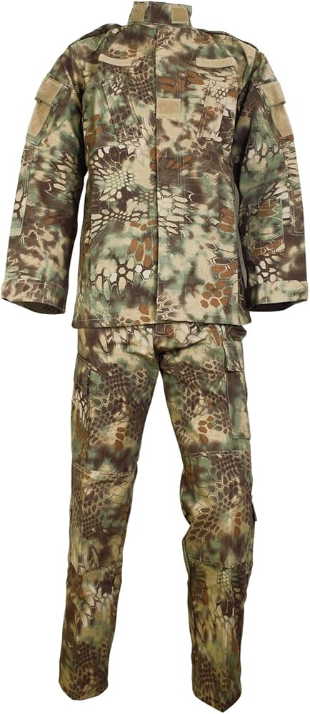 Amazon | 迷彩服 上下セット クリプテック迷彩 マンドレイク サバゲー