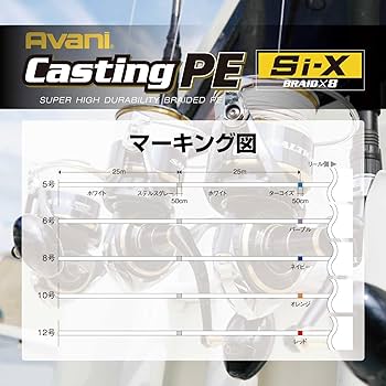 Amazon.com : VARIVAS Avani Casting PE Si-X 300m 80lb. (#5