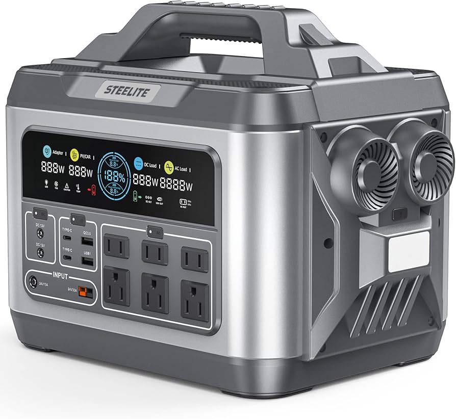 Amazon.co.jp: STEELITE Roket 1200 ポータブル電源 1200W 大容量
