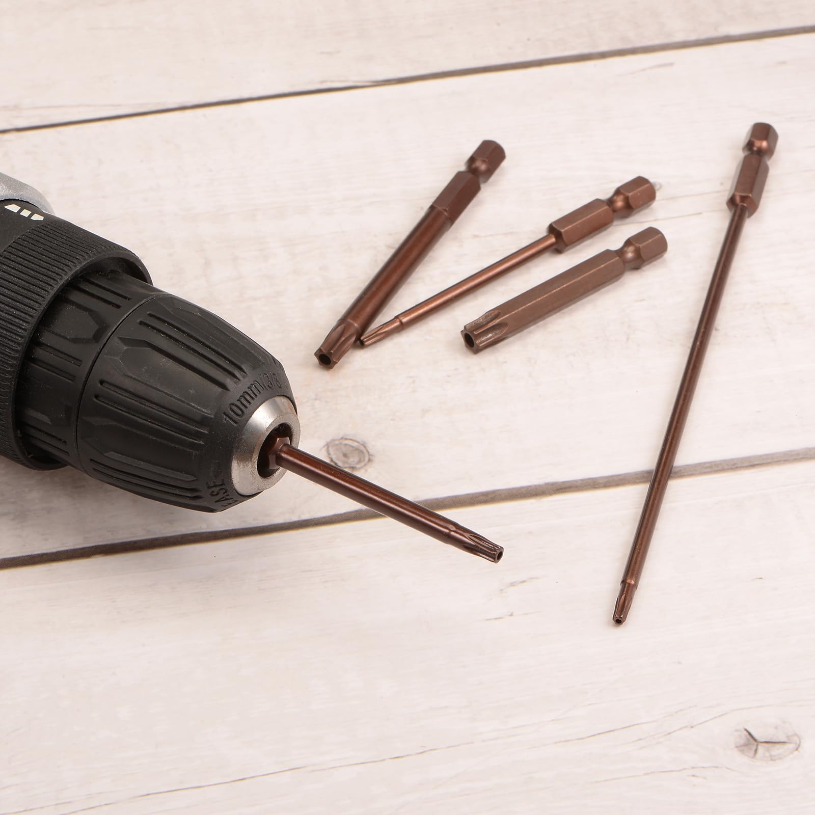 HARFINGTON 5pcs T15 Torx Bit 1/4