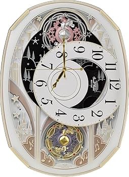 Amazon.co.jp: リズム(RHYTHM) 掛け時計 電波 アナログ からくり