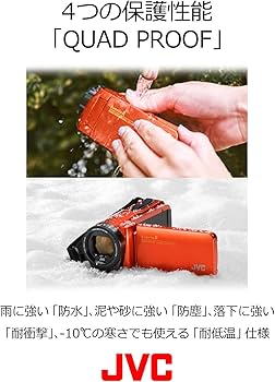 Amazon | JVCケンウッド JVCKENWOOD ビデオカメラ Everio R 防水 防塵