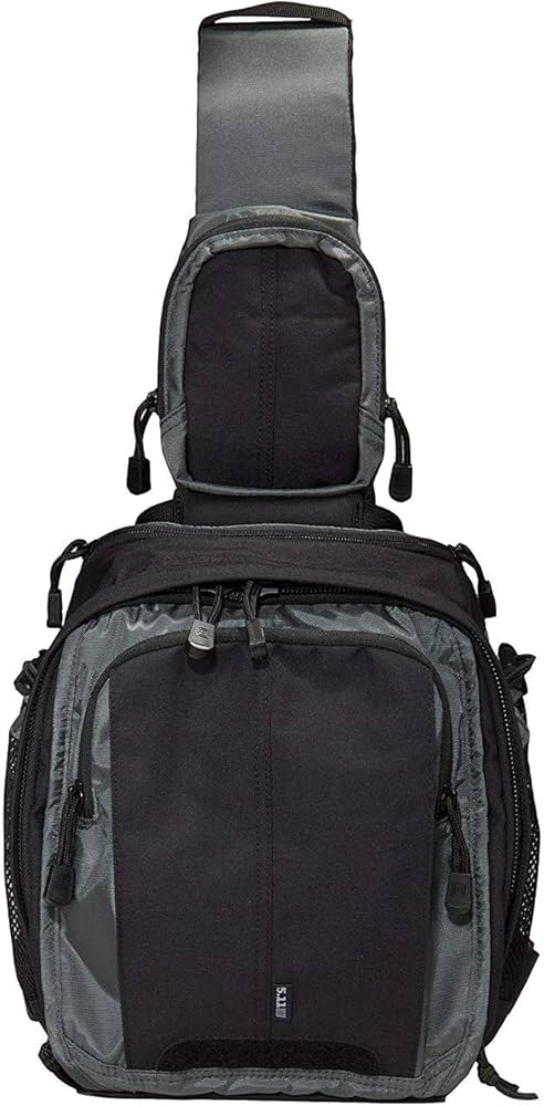 5.11 Tactical #56971 Covrt Zone Assault Pack, Asfalto (negro/gris