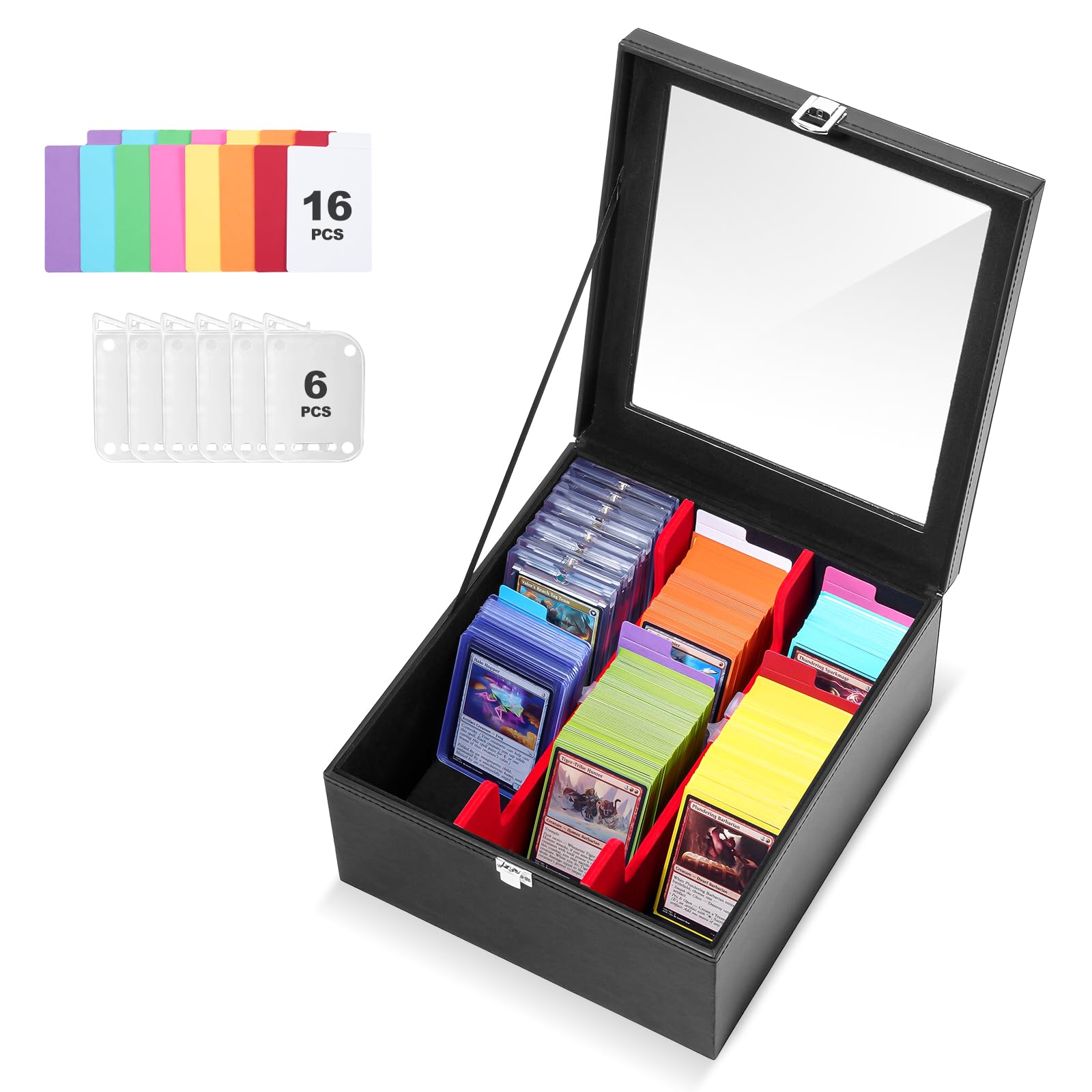 Amazon.com: ProCase Trading Cards Storage Box with Clear Lid