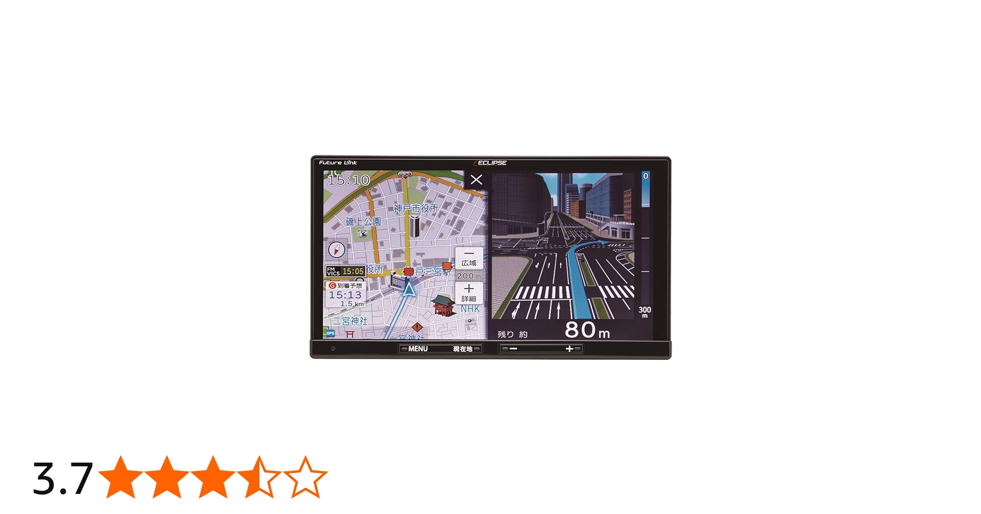 Amazon | デンソーテン カーナビ ECLIPSE Rシリーズ AVN-R9 7型 トヨタ