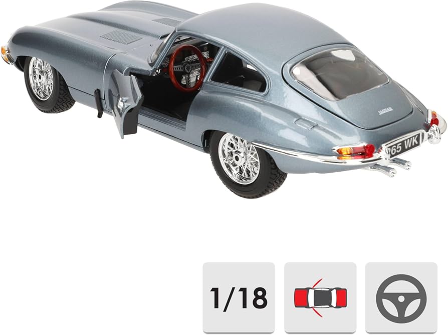 Amazon | 1961ジャガーE-Typeクーペダイキャストミニカー (1/18