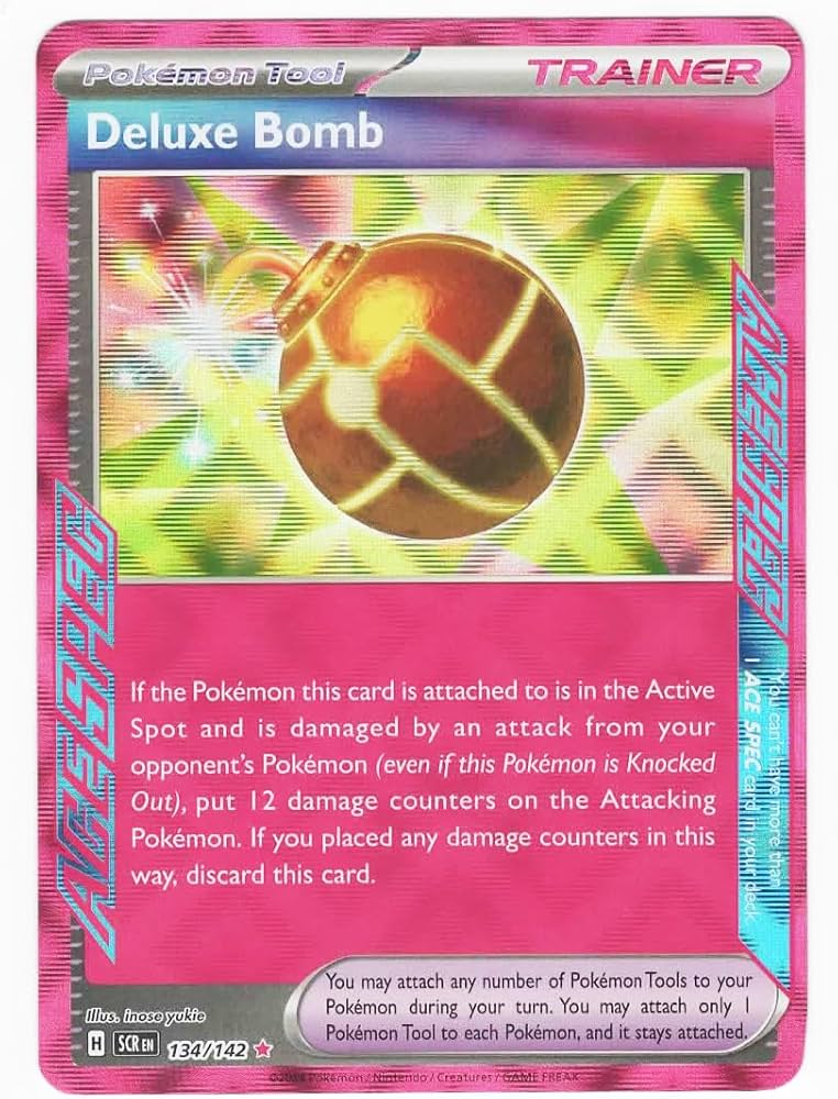 Pokemon - Deluxe Bomb 134/142 Stellar Crown – ACE SPEC - Foil