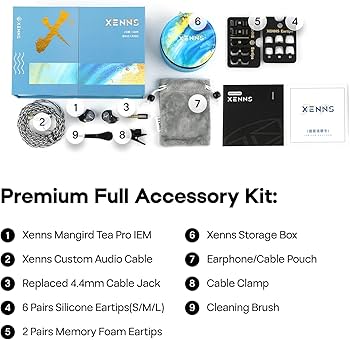 Amazon.co.jp: Linsoul Xenns Mangird Tea PRO インイヤーモニター 6BA