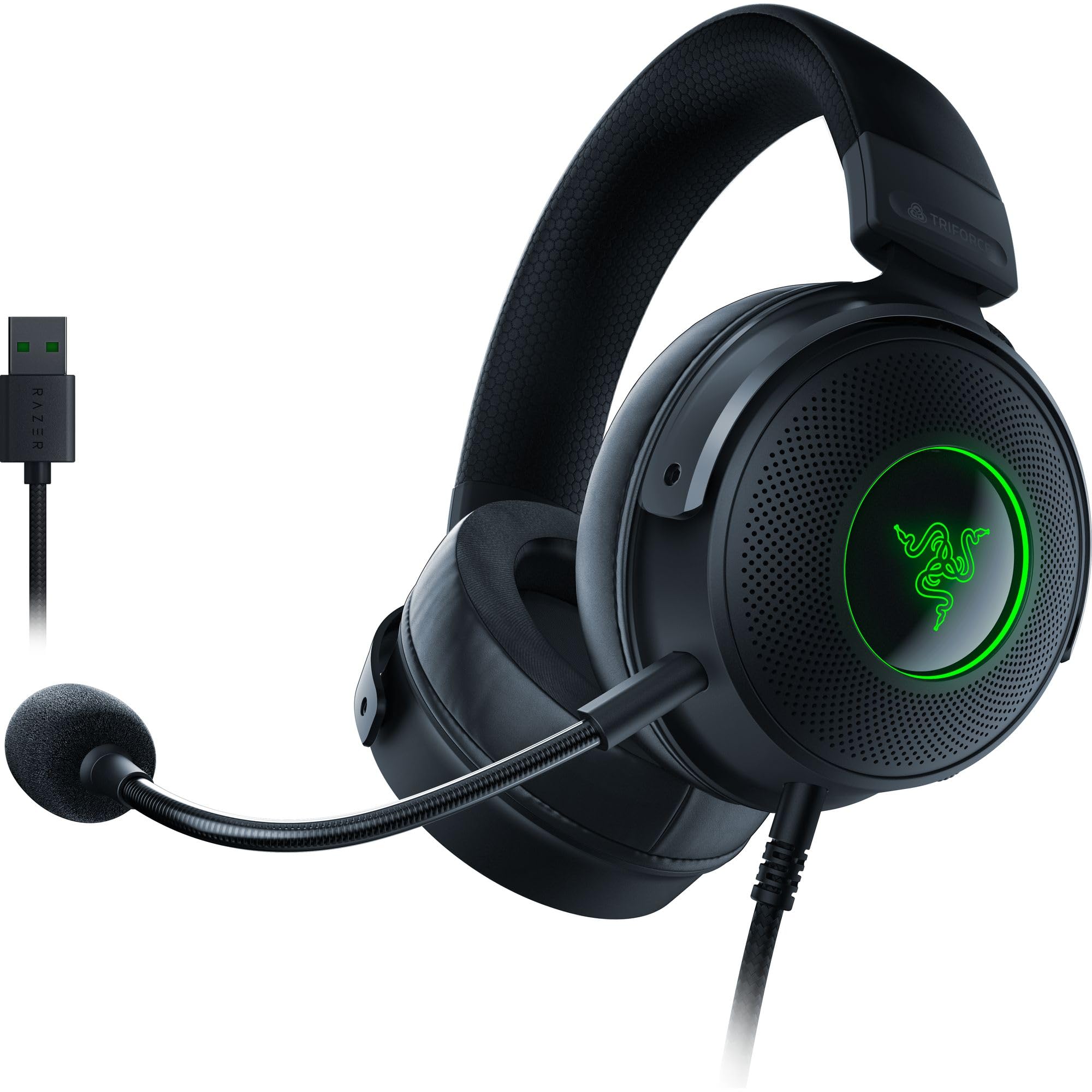 Amazon.co.jp: Razer Kraken V3 有線USBゲーミングヘッドセット