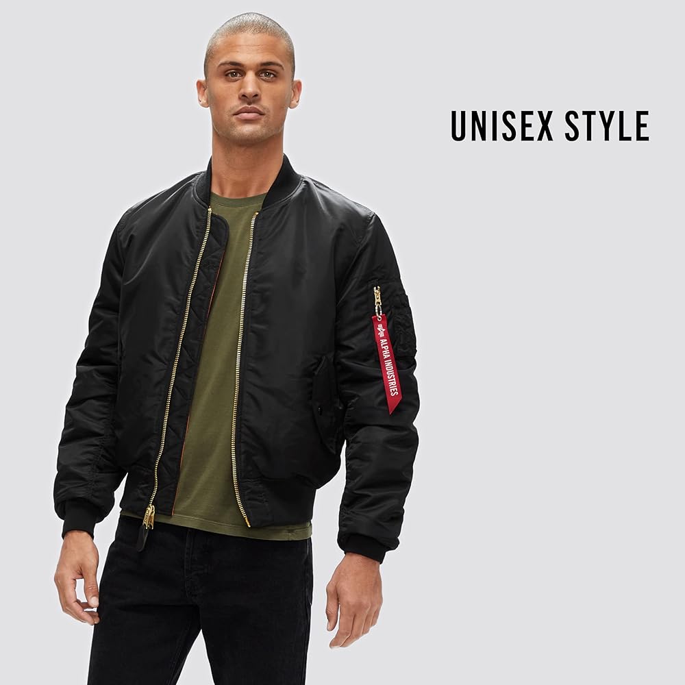 Amazon.com: Alpha Industries MA-1 Slim Fit Bomber Flight Jacket