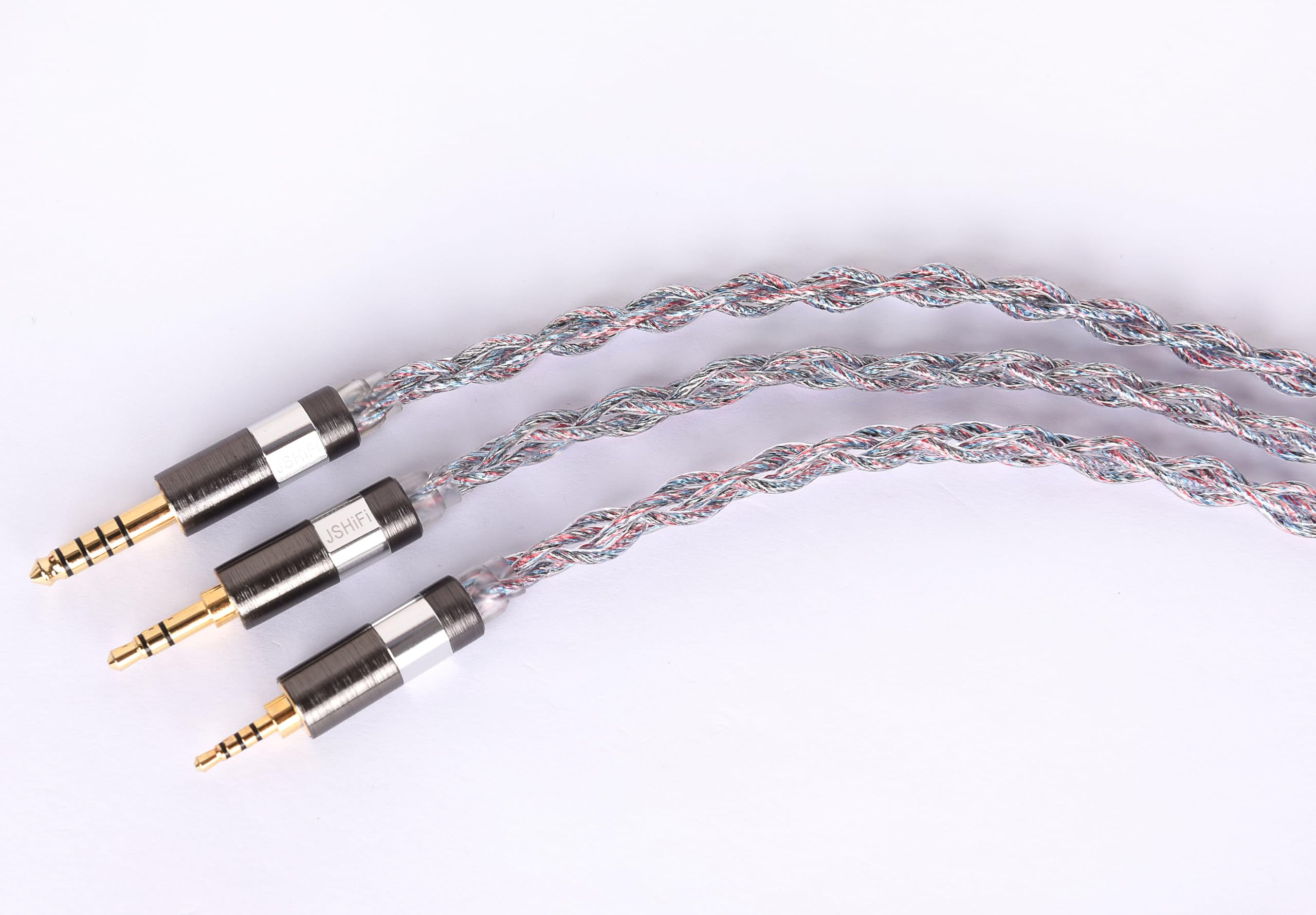 Amazon | 【JSHiFi-Butterfly】MMCX4.4mmリケーブル 純銀＋銅銀
