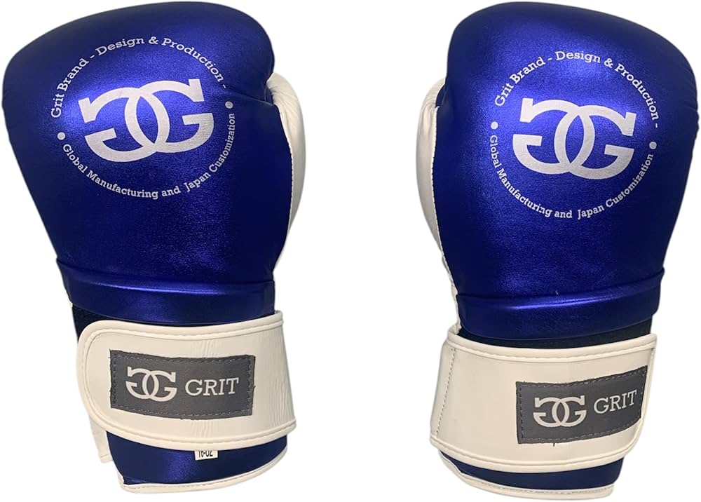 Amazon.co.jp: GRIT BOXING GLOVE 2505 METALLIC LEATHER BULE（SOFT