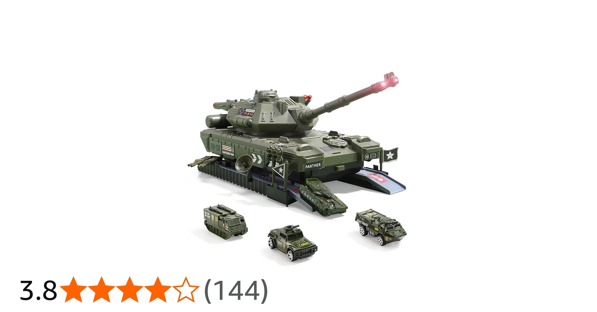Amazon.co.jp: Cute Stone 戦車 おもちゃ 2in1 タンク 23点セット