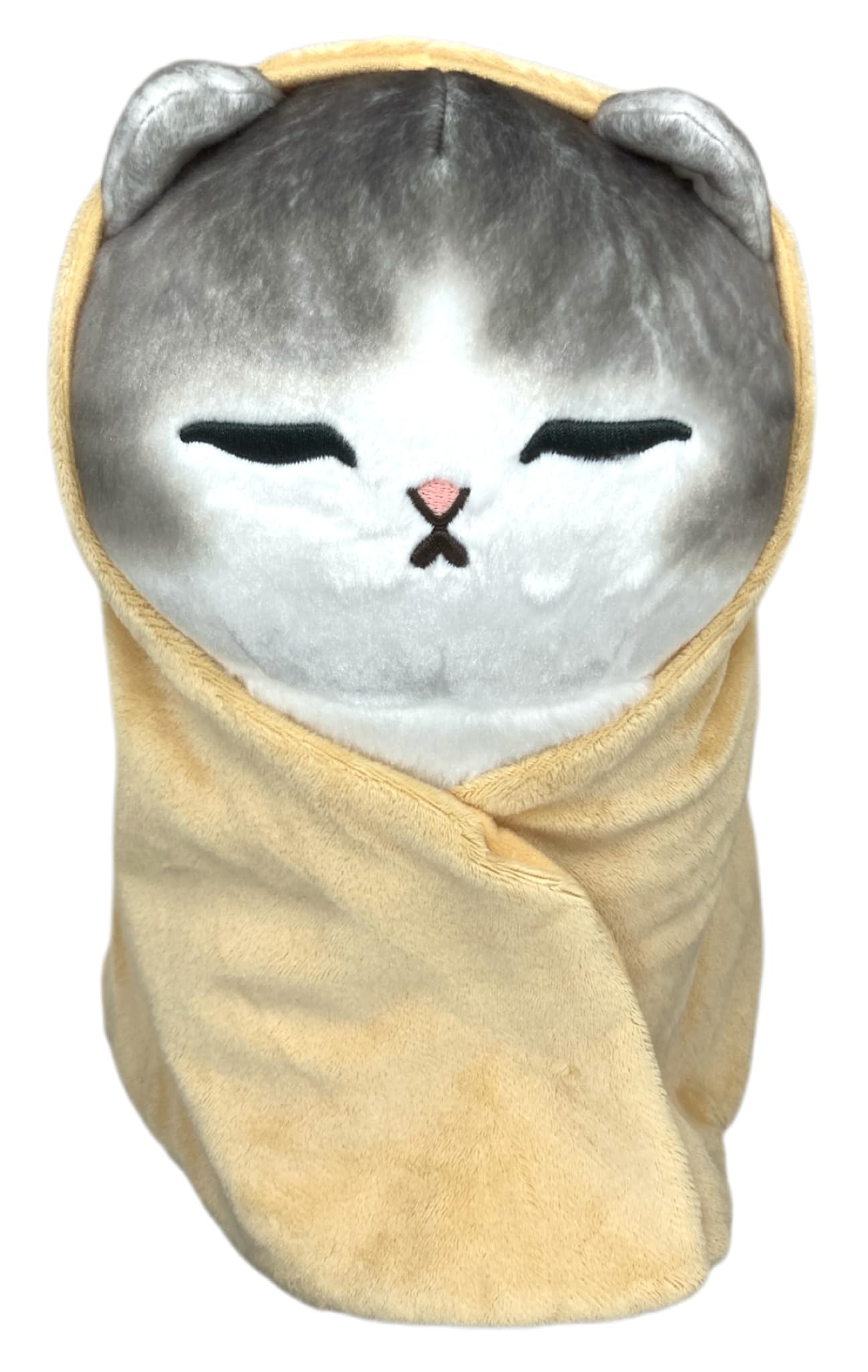 Amazon.co.jp: mofusand 包まれにゃんこ BIGぬいぐるみ 約30cm (橙色