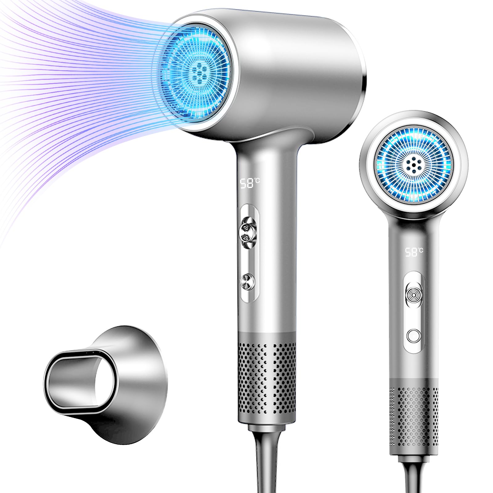 Amazon | ドライヤー 【2025進化モデル・6億高濃度マイナスイオン