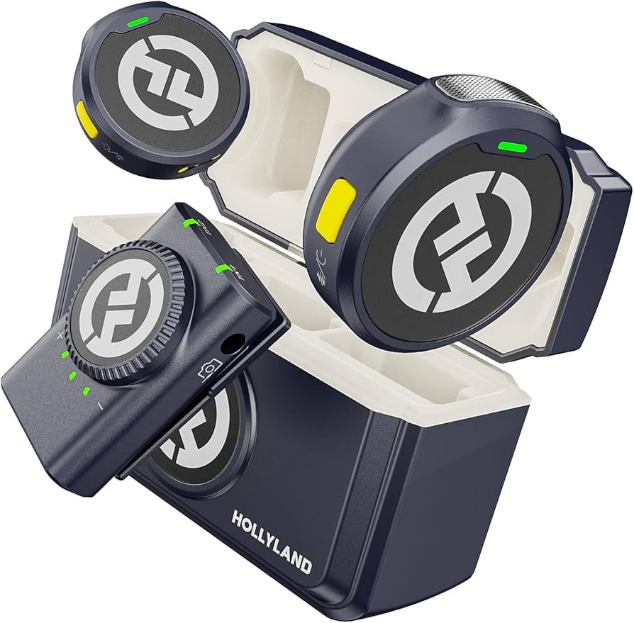 Amazon.com: Hollyland Lark M2 Wireless Lavalier Microphone-Camera