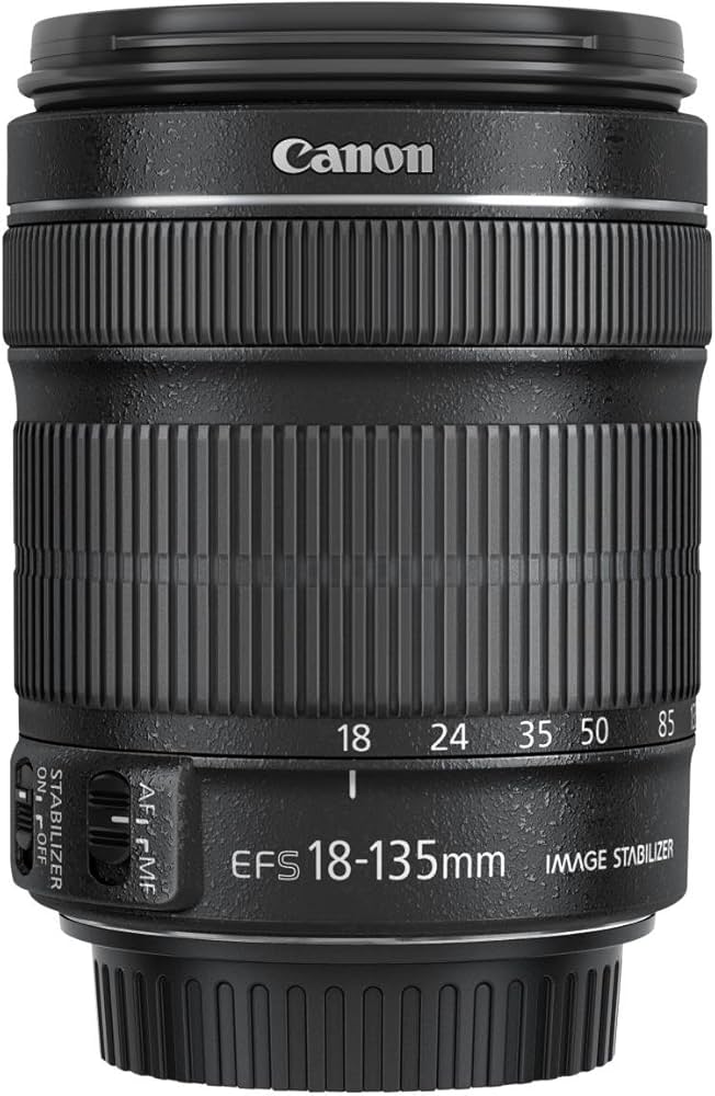 Amazon.com : Canon EF-S 18-135mm f/3.5-5.6 is STM Lens in White