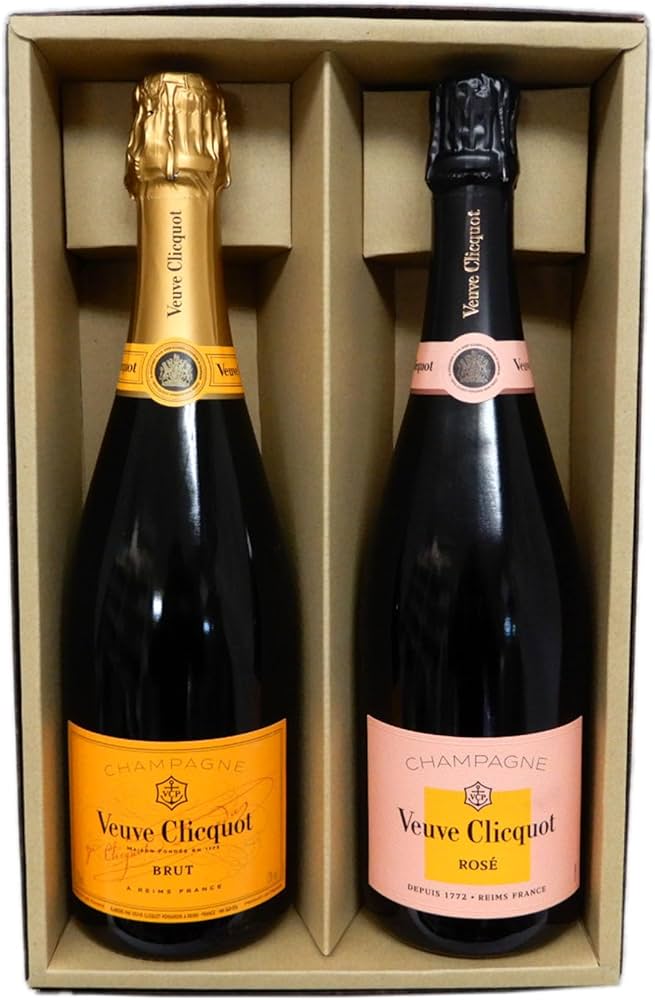 Amazon.co.jp: 高級シャンパン750ml×2本セット ヴーヴクリコ イエロー