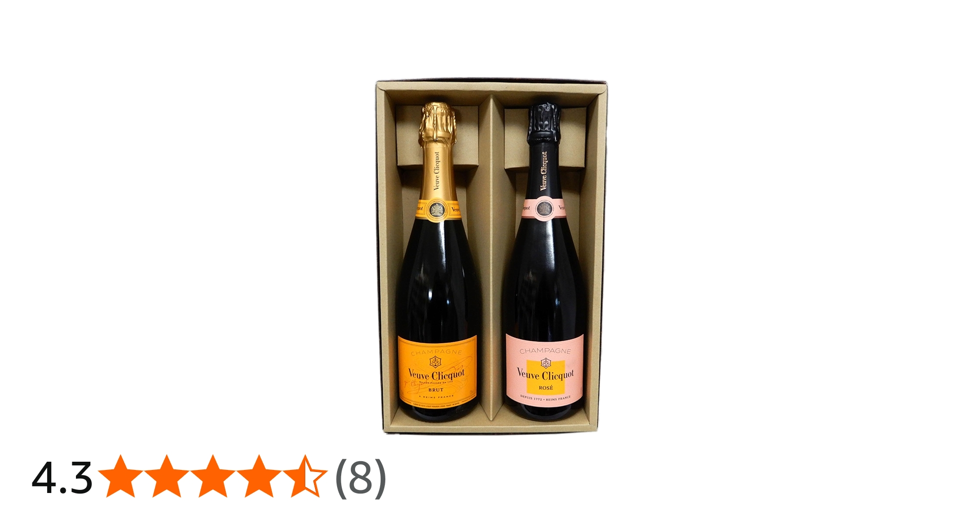 Amazon.co.jp: 高級シャンパン750ml×2本セット ヴーヴクリコ イエロー