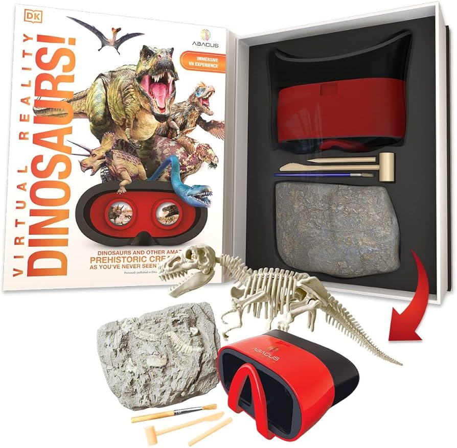 Abacus Brands Virtual Reality Dinosaurs Gift Box - Illustrated