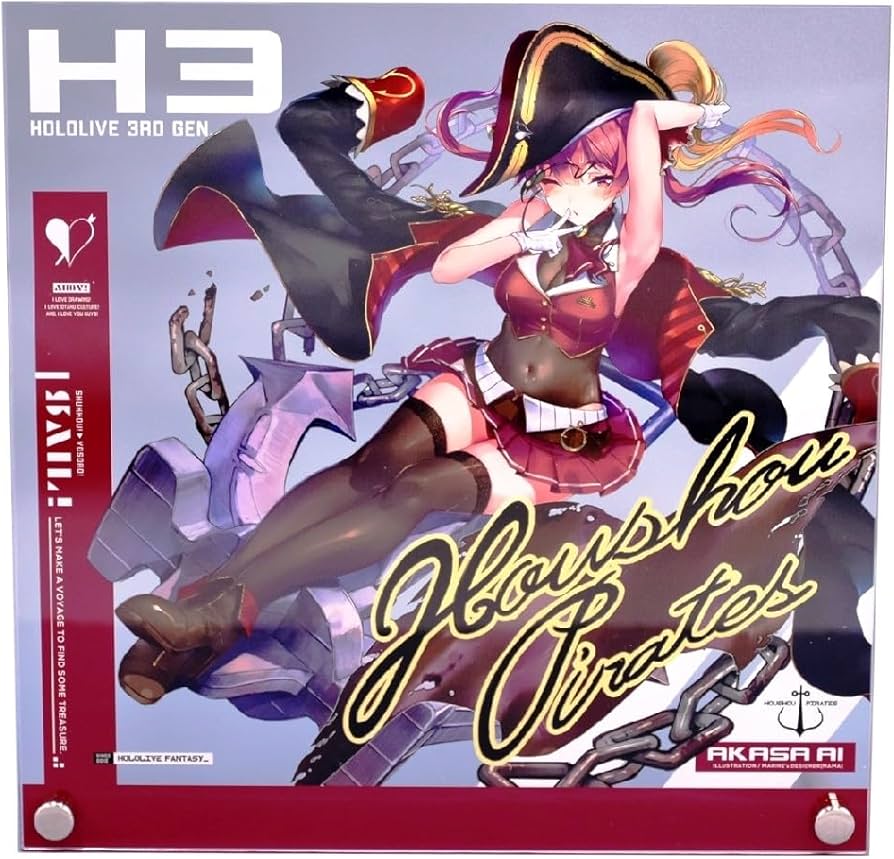 Amazon.co.jp: 宝鐘マリン直筆サイン入りアクリルパネル : おもちゃ