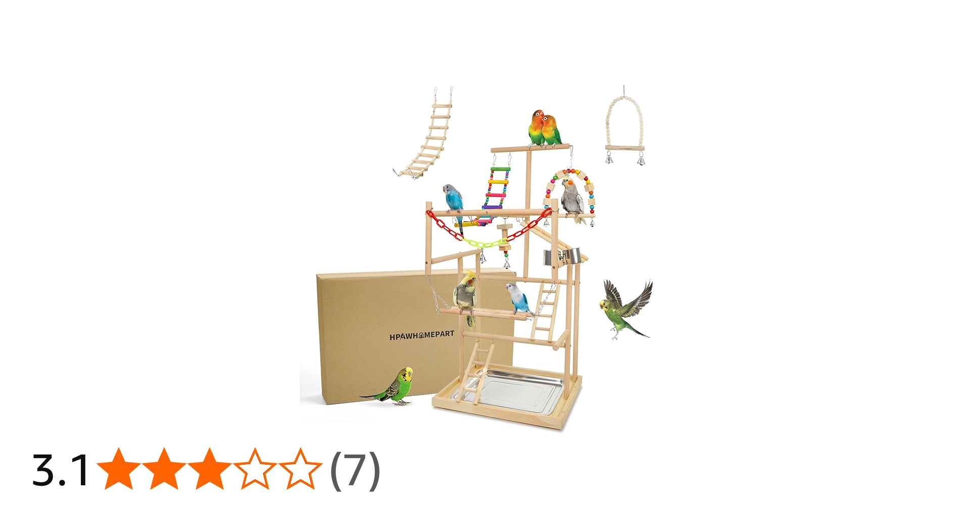 Amazon | バードアスレチック 鳥 遊び場 四層 バード アスレチック