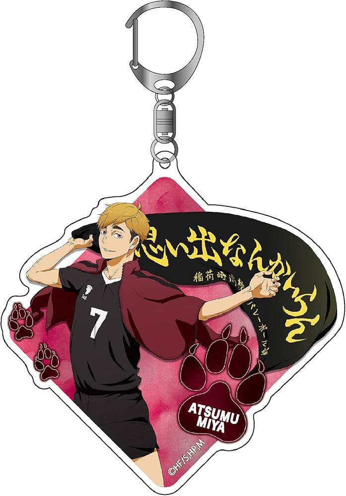 Amazon.co.jp: ハイキュー!! アクリルキーホルダー(F 宮侑) : おもちゃ