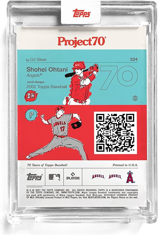 Amazon.com: MLB Topps Project70 Card 324 | 1957 大谷翔平DJ Skee