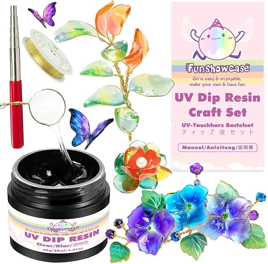 Amazon | FUNSHOWCASE ディップアートセット（ディップ液+ワイヤー+巻