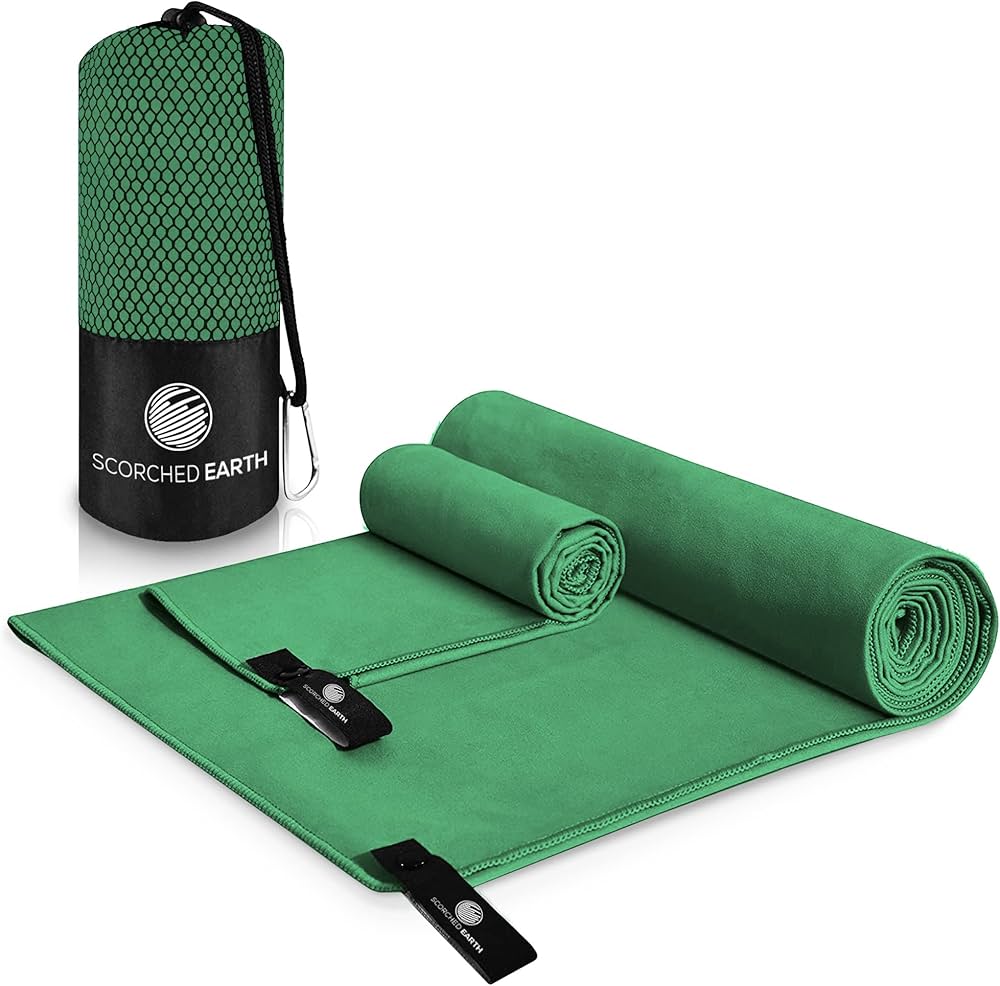 Amazon.com: ScorchedEarth Microfiber Travel & Sports Towel Set