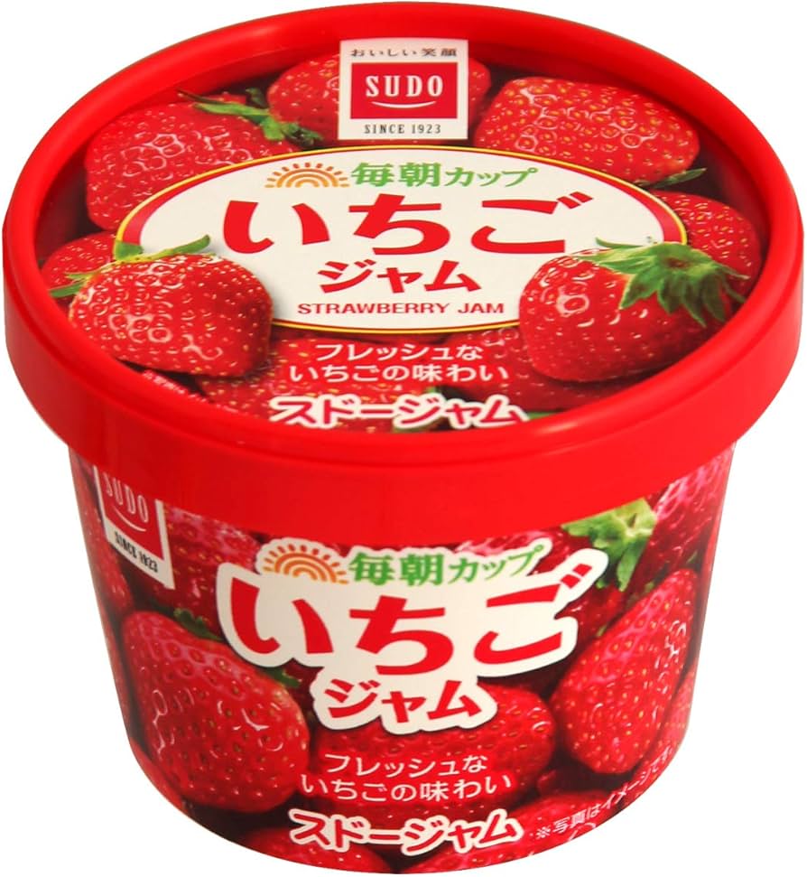 Amazon | スドージャム 毎朝カップ イチゴジャム 120g | スドージャム