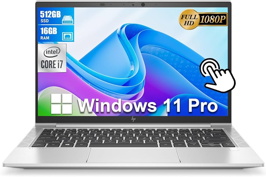 Amazon.com: HP EliteBook 830 G8 Touchscreen Laptop, 13.3