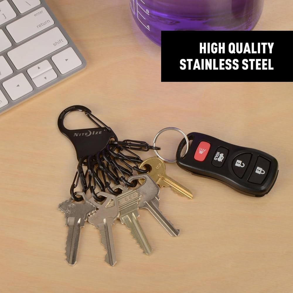 Amazon.com: Nite Ize SS-SMS-9001218 KeyRack Steel, Stainless Steel