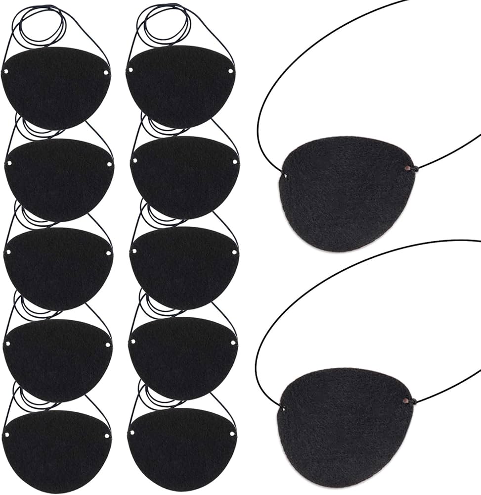 Amazon.com : YGDZ Eye Patch, 12pcs Soft Felt Eye Patches for