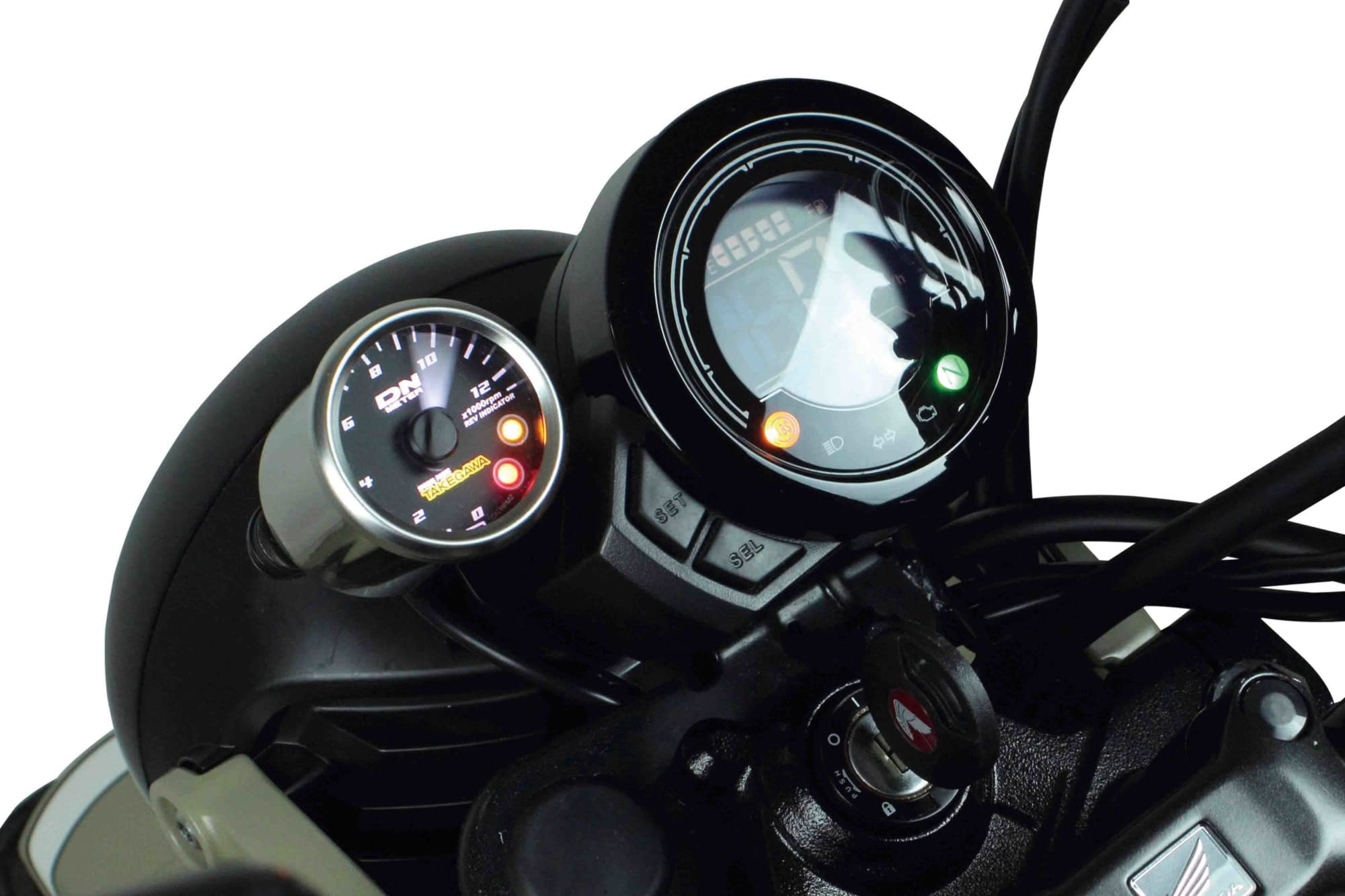 Amazon | スペシャルパーツ武川 φ48スモールDNタコメーター 12500rpm