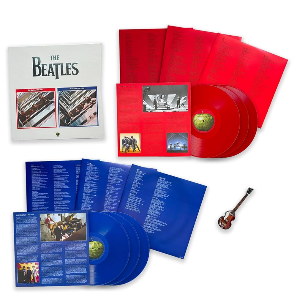 Amazon.com: Beatles 1962-1970 Red & Blue Box Set (2023 Limited