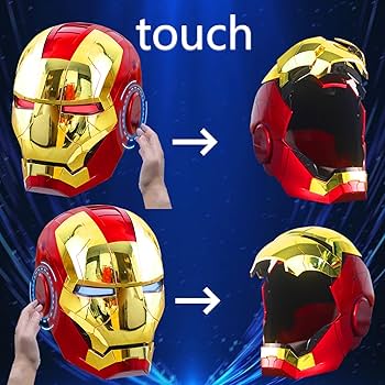 Amazon.co.jp: Polyacer アイアンマンヘルメット電子マーク5ヘルメット